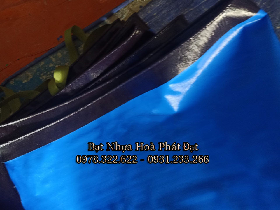Báo giá bạt nhựa xanh cam, bạt sọc giá rẻ tại Long Xuyên An Giang che công trình, hàng hóa