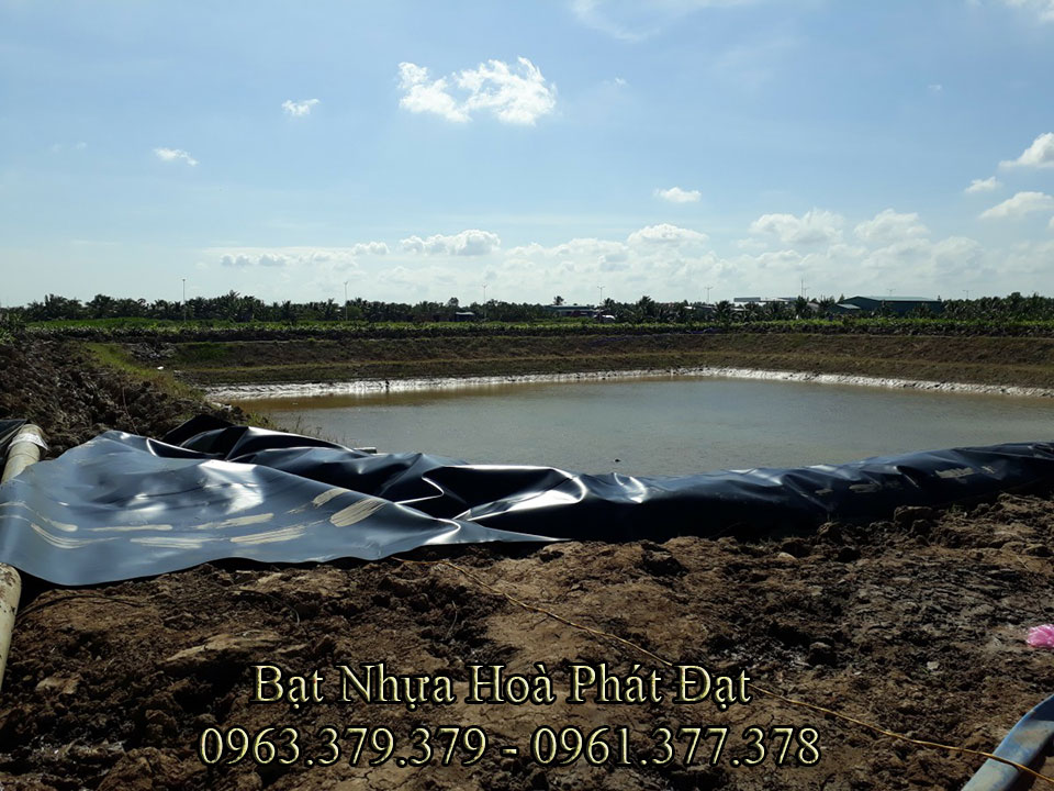 Báo giá bạt lót ao hồ chứa nước giá rẻ tại HẢI PHÒNG, bạt nuôi tôm cá, bạt phủ bờ ao, bạt trải biogas
