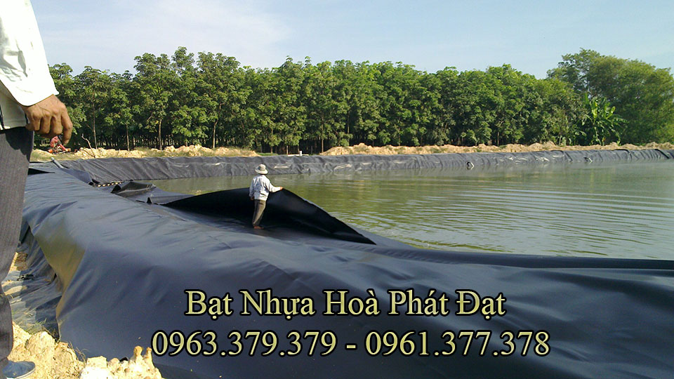 Báo giá bạt lót ao hồ chứa nước giá rẻ tại NAM ĐỊNH, bạt nuôi tôm cá, bạt phủ bờ ao, bạt trải biogas