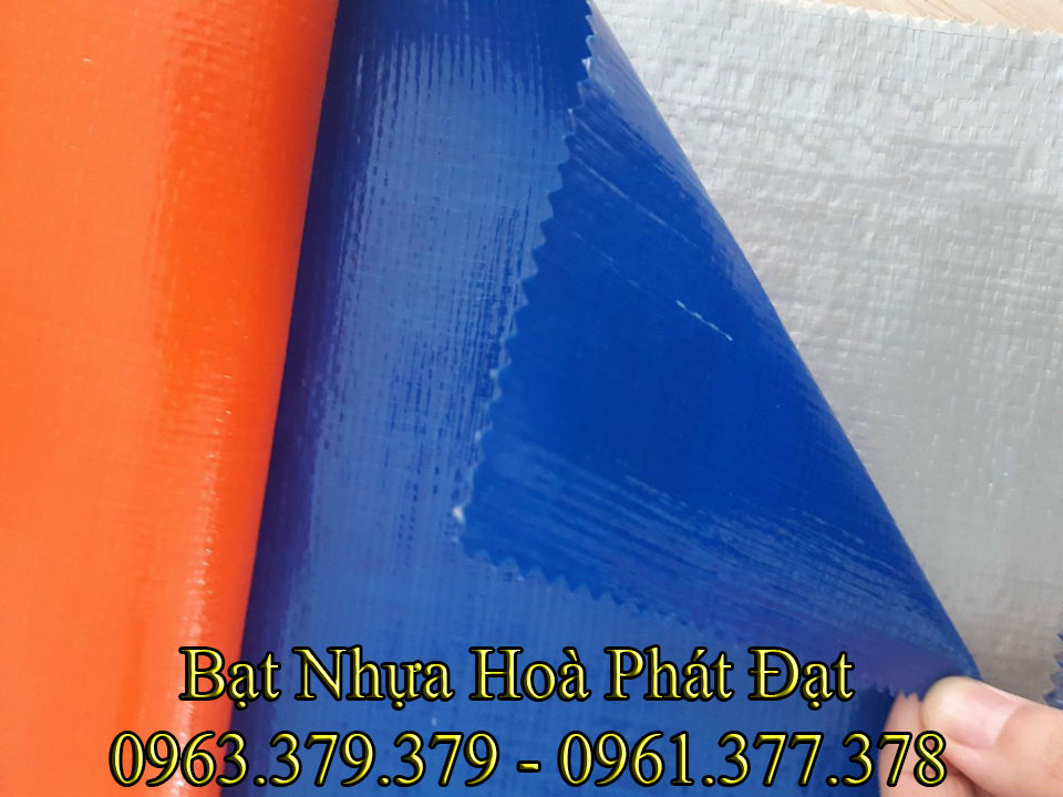 Báo giá bạt nhựa xanh cam, bạt sọc giá rẻ tại NINH THUẬN che công trình, hàng hóa