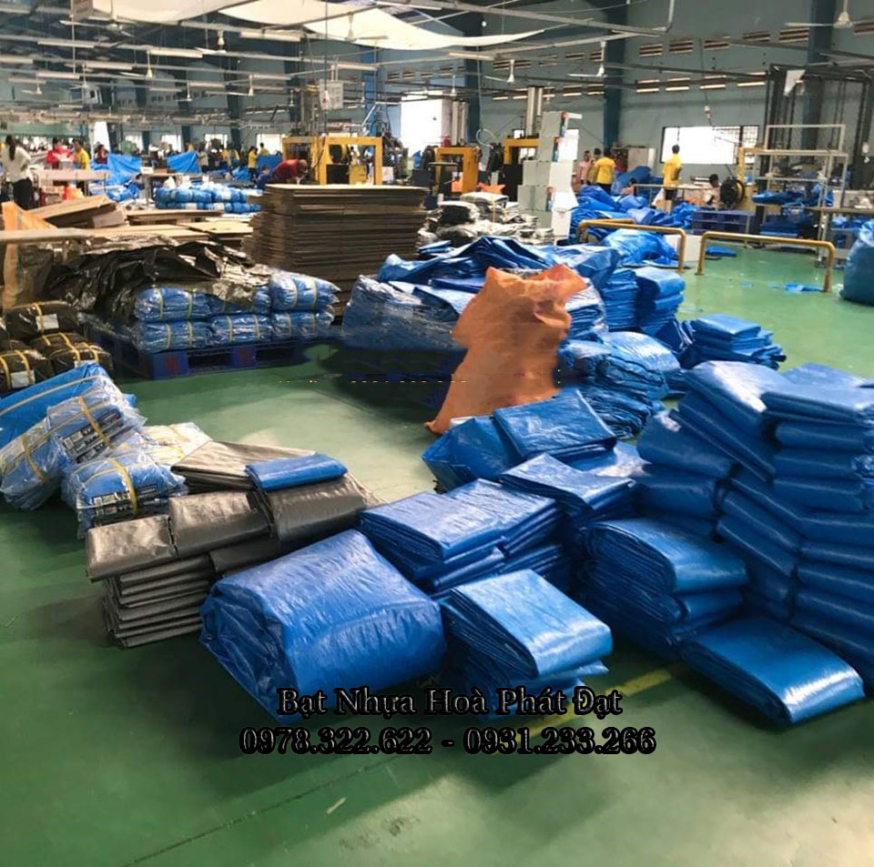 Báo giá bạt nhựa xanh cam, bạt sọc giá rẻ tại TP HỒ CHÍ MINH che công trình, hàng hóa