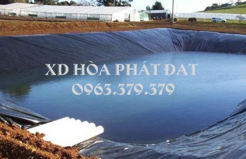 Báo giá bạt lót ao hồ chứa nước giá rẻ tại CẦN THƠ, bạt nuôi tôm cá, bạt phủ bờ ao, bạt trải biogas