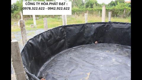 Báo giá bạt lót ao hồ chứa nước giá rẻ tại YÊN BÁI, bạt nuôi tôm cá, bạt phủ bờ ao, bạt trải biogas